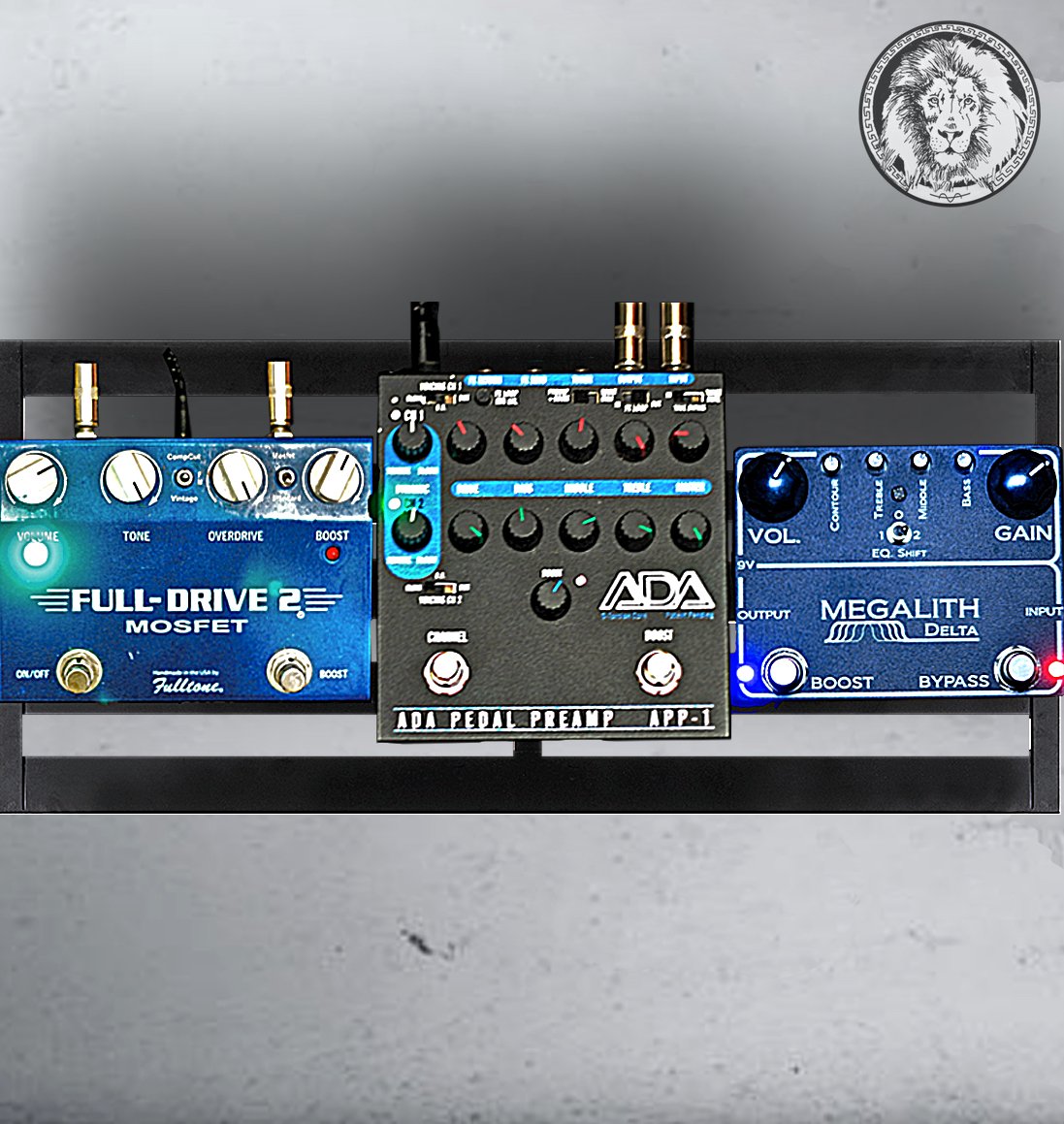 3 in 1 - Megalith Delta Pedal,ADA APP-1 D-Torsion Core Preamp and Fulltone  Full-Drive 2 Mosfet OD